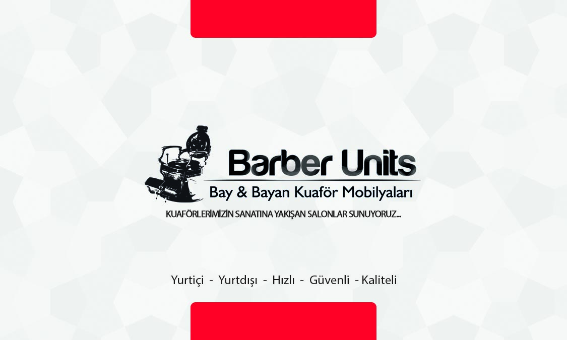 Barber Units Kuaför Mobilyaları